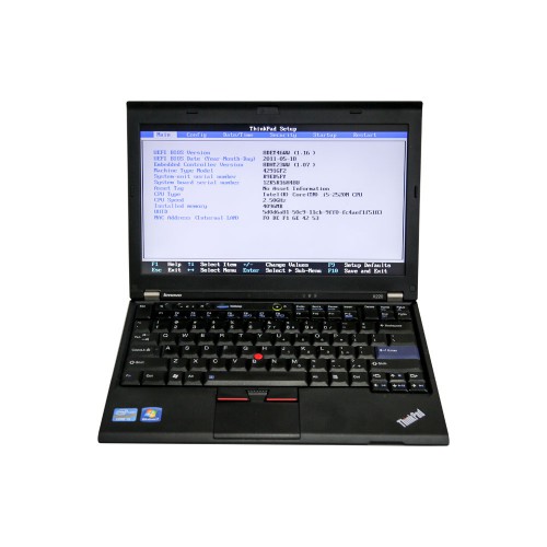 Second Hand Laptop Lenovo X220 I5 CPU 1.8GHz WIFI With 4GB Memory Compatible with BENZ/BMW Sofware HDD