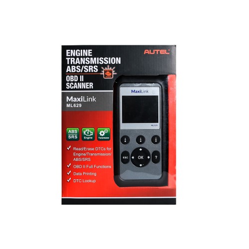 [US/EU/UK Ship] Autel MaxiLink ML629 ABS/Airbag/AT/Engine Code Reader Scanner CAN OBDII Diagnostic Tool