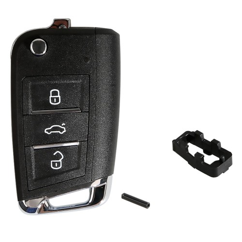 [US/UK/EU Ship] Hot Xhorse XKMQB1EN MQB Style 3 Button Wire Remote Key 5pcs/lot
