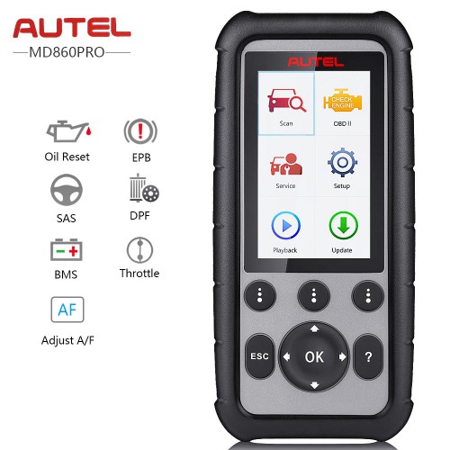 [Ship from US/UK/EU] Original Autel MaxiDiag MD806 Pro Full System Diagnostic Tool OBD2 Scanner same function as MD808 Pro Free Update