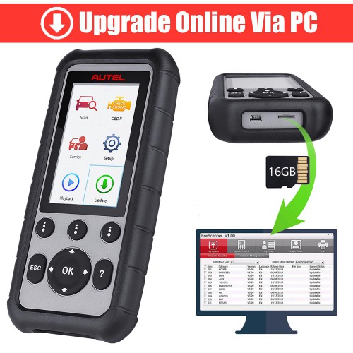 [Ship from US/UK/EU] Original Autel MaxiDiag MD806 Pro Full System Diagnostic Tool OBD2 Scanner same function as MD808 Pro Free Update