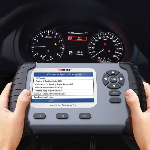 [US/UK/EU Ship] VIDENT iAuto708 Full System All Make Scan Tool engine/transmission,ABS/Airbag,instrument/steering wheel/oil light/reset/EPB