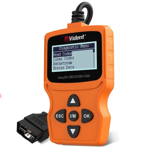 VIDENT iEasy200 OBDII/EOBD+CAN Code Reader for Vehicle Checking Engine Light Car Diagnostic Scan Tool