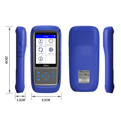XTOOL TP150 Tire Pressure Monitoring System OBD2 TPMS Diagnostic Scanner Tool TPMS Program with 315&433 MHZ Sensor