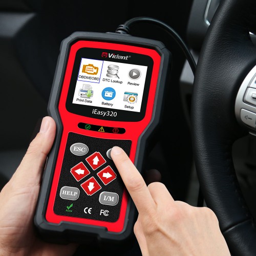 VIDENT iEasy320 OBDII/EOBD+CAN Code Reader free shipping