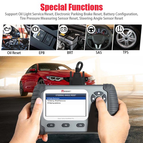 VIDENT iAuto708 Lite Professional Four System Scan Tool ENGINE,AT,ABS,SRS OBDII Scanner Car Diagnostic Tool