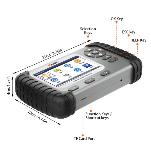 VIDENT iAuto708 Lite Professional Four System Scan Tool ENGINE,AT,ABS,SRS OBDII Scanner Car Diagnostic Tool