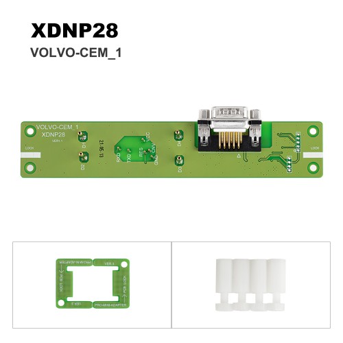 Xhorse XDNPP2CH Adapters Solder-free Volovo 3Pcs Set for VVDI MINI PROG and KEY TOOL PLUS