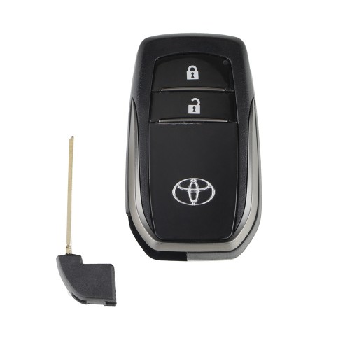 Key Shell for Toyota Highlander 1690 Type 2 Buttons with Logo Fit XM Smart Key 5pcs/lot