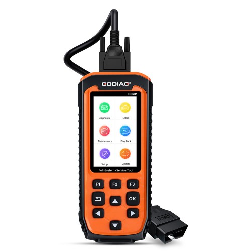 [US Ship Only] GODIAG GD201 Professional OBDII All-makes Full System Diagnostic Tool with 29 Service ABS Airbag Oil Light Reset