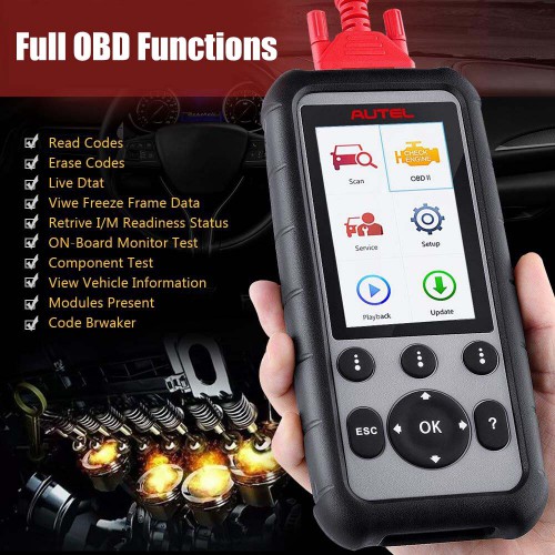 [Ship from US/UK/EU] Original Autel MaxiDiag MD806 Pro Full System Diagnostic Tool OBD2 Scanner same function as MD808 Pro Free Update