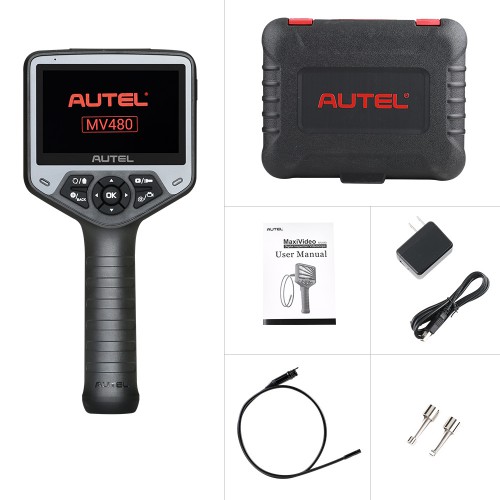 100% Original Autel MaxiVideo MV480 Inspection Camera 1080P HD Industrial Endoscope Video Scope Videoscope Upgraded of MV460