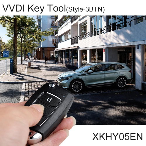 [US/UK/EU Ship] XHORSE XKHY05EN HYU.D style Wired Universal Remote Key Fob 3 Button for VVDI Key Tool (English Version) 5pcs/lot