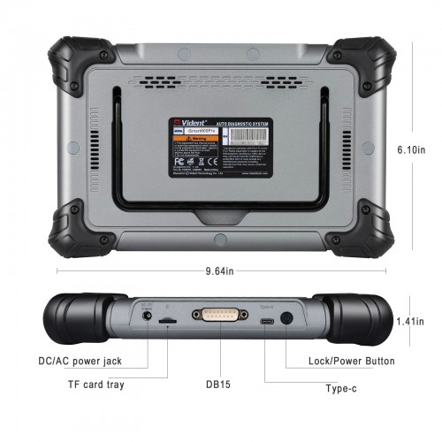 VIDENT iSmart800 Pro Automotive Diagnostic Scanner Support All Systems ECU Diagnosis 18 Month Free Update Better Than Autel MK808