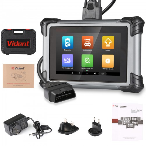 VIDENT iSmart800 Pro Automotive Diagnostic Scanner Support All Systems ECU Diagnosis 18 Month Free Update Better Than Autel MK808