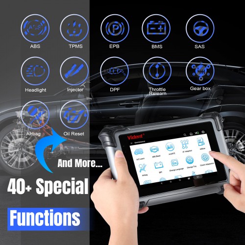 VIDENT iSmart800 Pro Automotive Diagnostic Scanner Support All Systems ECU Diagnosis 18 Month Free Update Better Than Autel MK808