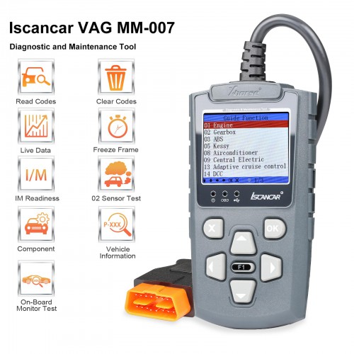 Xhorse Iscancar VAG-MM007 Diagnostic and Maintenance Tool Support Offline Refresh for VW, Audi, Skoda, Seat & VDO MQB Mileage Correction