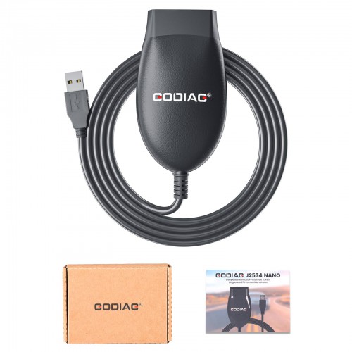 GODIAG GD101 J2534 Passthru for Ford Mazda Honda Toyota JLR Renault CLIP & ELM327 Diagnose J1979 Compatible Vehicles Switch Mode Automatically