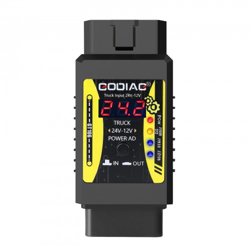 GODIAG GT106 24V to 12V Heavy Duty Truck Adapter for X431 for Truck Converter Heavy Duty Vehicles Diagnosis