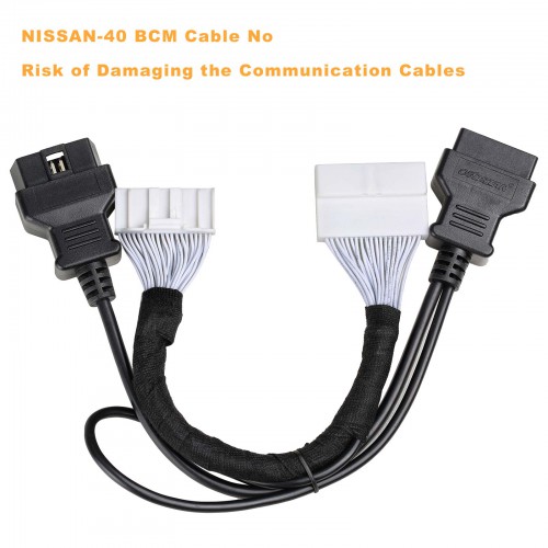 OBDSTAR NISSAN-40 BCM Cable No Risk of Damaging the Communication Cables