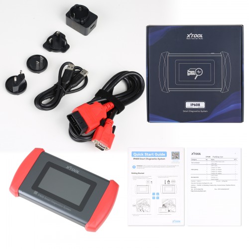 XTOOL InPlus IP608 OBD2 Scanner Diagnostic Tool Android 10.With CAN FD, 30+ Services, All System Scan Tool, ABS Bleeding Lifetime Free Update