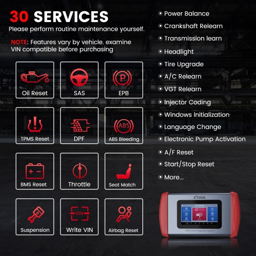 XTOOL InPlus IP608 OBD2 Scanner Diagnostic Tool Android 10.With CAN FD, 30+ Services, All System Scan Tool, ABS Bleeding Lifetime Free Update