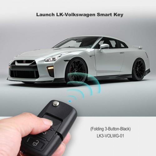 Launch LK-Volkswagen Smart Key (Folding 3-Button-Black) LK3-VOLWG-01 5pcs/lot