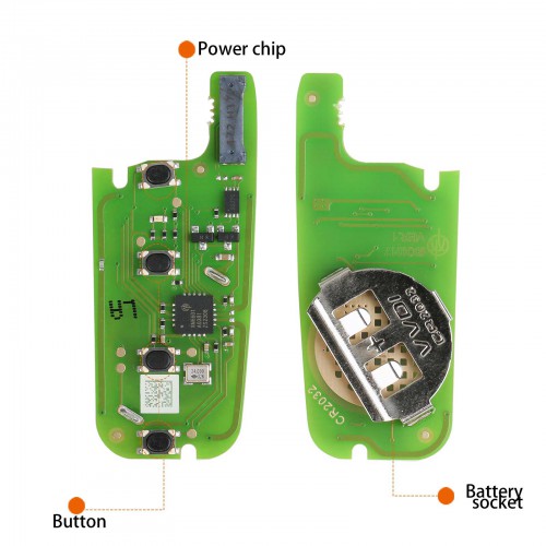 Launch LE-Ford Super Chip (Folding 4 Buttons) LE4-FRD-01 5pcs/lot