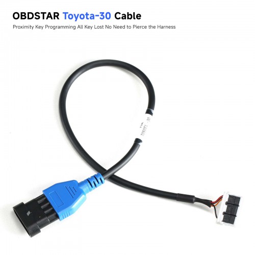 OBDSTAR Toyota-30 Cable 4A 8A-BA Proximity Key Programming All Key Lost No Need to Pierce the Harness