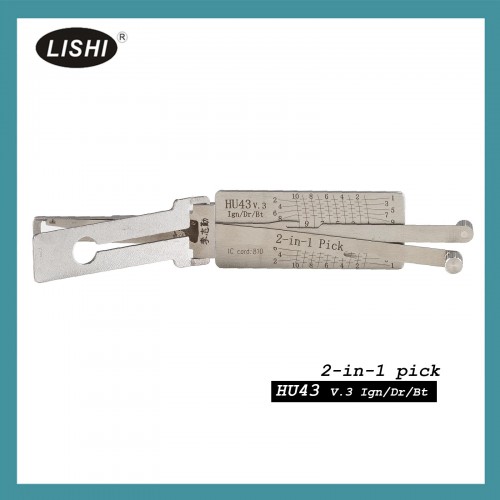 LISHI Opel HU43 2-in-1 Auto Pick and Decoder