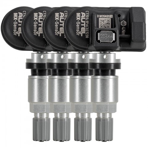Autel MX-Sensor 315MHz+433MHz 2 in 1 Universal Programmable TPMS Sensor (Metal Values/ Rubber Values) OE-Level Tire Pressure Monitoring Syste 4pcs/lot