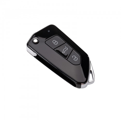 Xhorse XKGA81EN All Black GA08 Style 3 Buttons Wire Remote Key 5pcs/lot