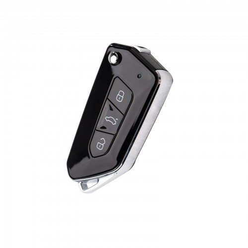 Xhorse XKGA81EN All Black GA08 Style 3 Buttons Wire Remote Key 5pcs/lot