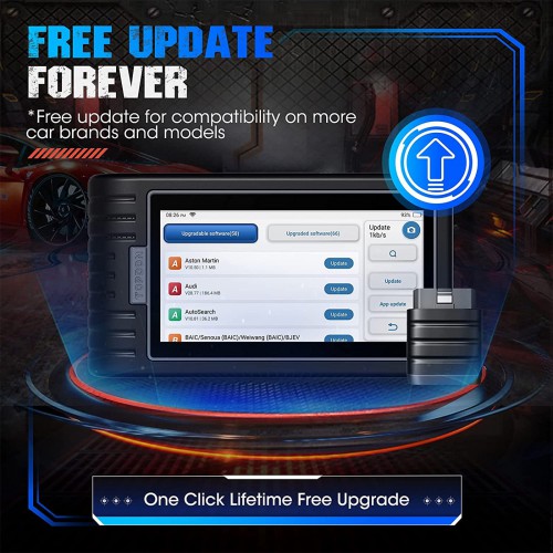 TOPDON ArtiDiag 800BT Full Systems Diagnoses, 28+ Reset Services AutoVIN/ABS Bleeding/IMMO/SAS/BMS/EPB/TPMS/Oil Reset