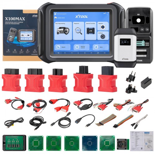 XTOOL X100 MAX Advanced Key Programming Tool + KC501+EEPROM Adapter Topology Mapping, ECU Coding/Programming, Bi-Directional Control CANFD/DoIP