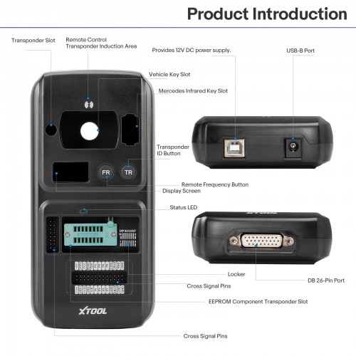 XTOOL X100 MAX Advanced Key Programming Tool + KC501+EEPROM Adapter Topology Mapping, ECU Coding/Programming, Bi-Directional Control CANFD/DoIP