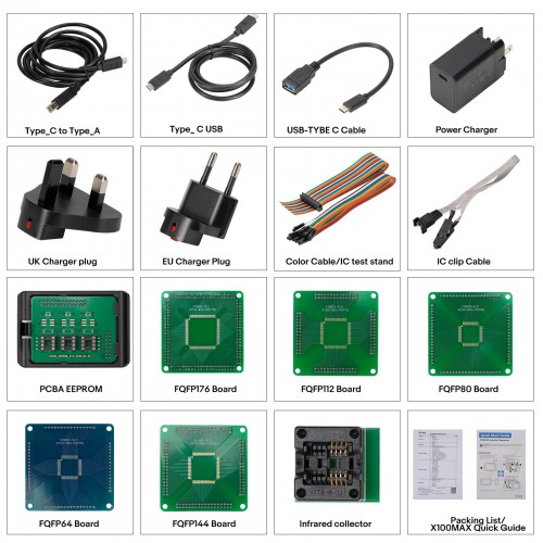 XTOOL X100 MAX Advanced Key Programming Tool + KC501+EEPROM Adapter Topology Mapping, ECU Coding/Programming, Bi-Directional Control CANFD/DoIP