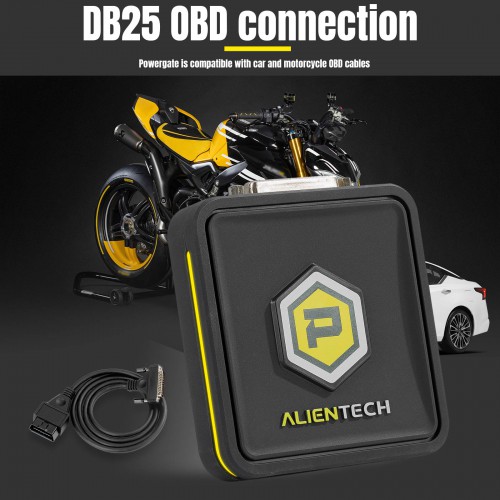 Alientech Powergate 4 with the Powergate App & Powergate Cloud Work on Android iOS Phone Has All OBD Protocols of KESS3 Supports VR Reading Decoding