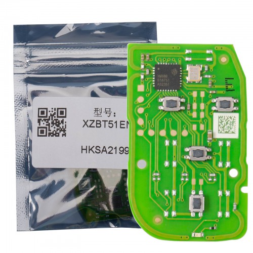 Xhorse XZBT51EN Honda Smart Key 4 Buttons PCB Board for VVDI Key Tool 5 pcs/lot
