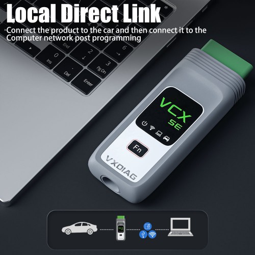[16 Full Brands] Wifi VXDIAG VCX SE DOIP Full Brands 16 In 1 add JLR Doip and PW3 and Nissan PSA Renault