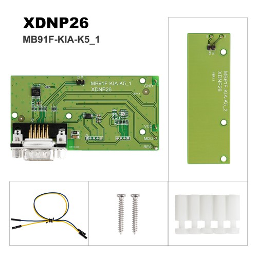 Xhorse XDNPP3CH MB91F Adapters Solder-free Honda Hyundai Kia 6Pcs Set for VVDI MINI PROG and KEY TOOL PLUS