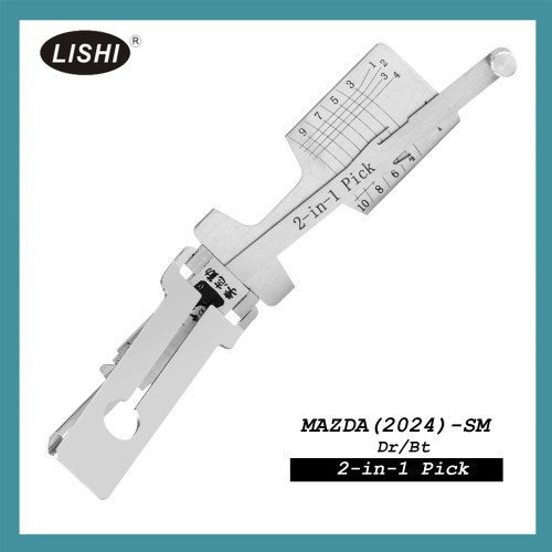 LISHI MAD2014 Flat Milling New Mazda 2-in-1 Tool