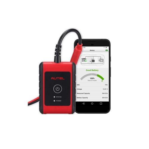 Autel MaxiBAS BT508 Car Battery Tester 6V 12V Load Tester, 100-2000 CCA Automotive Battery Analyzer, upgrade version of BT506