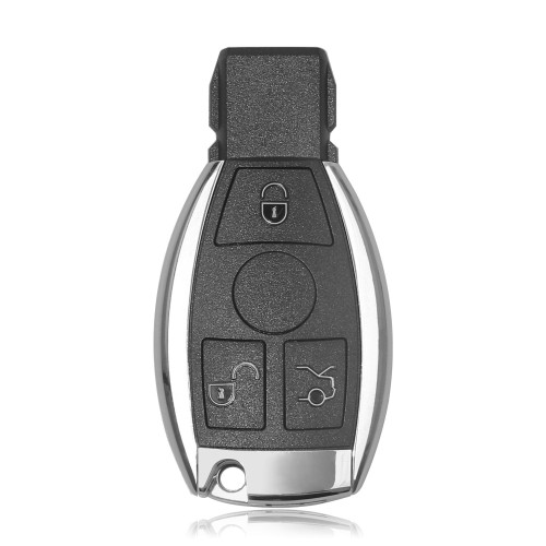 [US/EU/UK Ship No Tax] Best Quality Benz Smart Key Shell 3-button with Single Battery 5pcs/lot