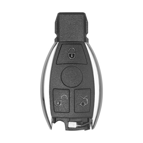 [US/EU/UK Ship No Tax] Best Quality Benz Smart Key Shell 3-button with Single Battery 5pcs/lot