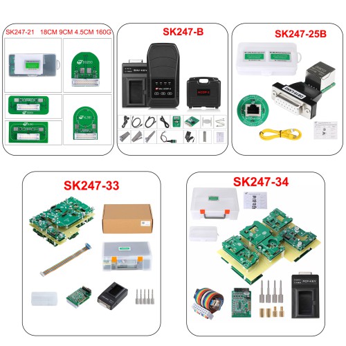 Yanhua ACDP-2 VW/Audi TCU/ODO Mileage Package with Module 21/25/30/33/34 for VW/Audi Gearbox and Cluster Mileage