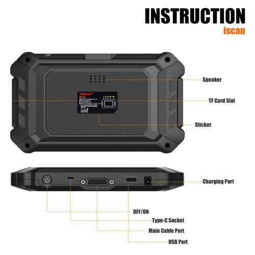 [US Ship] [Second-Handed] 90% New OBDSTAR iScan YAMAHA Marine Diagnostic Tablet Code Reading Code Clearing Data Flow Action Test