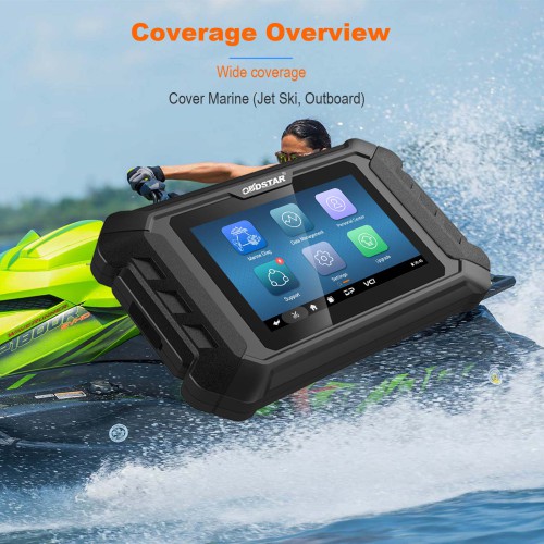 [US Ship] [Second-Handed] 90% New OBDSTAR iScan YAMAHA Marine Diagnostic Tablet Code Reading Code Clearing Data Flow Action Test