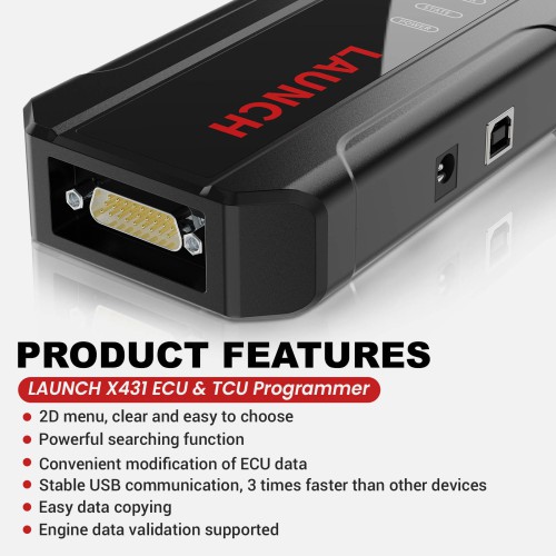[US Ship] [Second-Handed] 90% New Launch X431 ECU & TCU Programmer Standalone PC Version Supports Checksum Correction, IMMO OFF