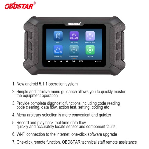 [US/EU Ship] OBDSTAR iscan BRP(Can-am) Intelligent Motorcycle Diagnostic Equipment for BRP& BRP BOAT diagnosis and key programming